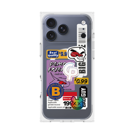 プレミアムスクエアケース with MagSafe［ Demon Friends Sticker .2 ］