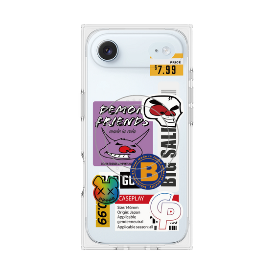 プレミアムスクエアケース with MagSafe［ Demon Friends Sticker .4 ］