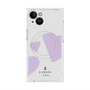 プレミアムスクエアケース with MagSafe［ LANVIN en Bleu Hearts Purple - ランバン ハート パープル ］