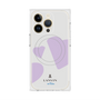 プレミアムスクエアケース with MagSafe［ LANVIN en Bleu Hearts Purple - ランバン ハート パープル ］