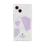 プレミアムスクエアケース with MagSafe［ LANVIN en Bleu Hearts Purple - ランバン ハート パープル ］