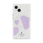 プレミアムスクエアケース with MagSafe［ LANVIN en Bleu Hearts Purple - ランバン ハート パープル ］