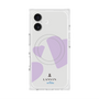 プレミアムスクエアケース with MagSafe［ LANVIN en Bleu Hearts Purple - ランバン ハート パープル ］