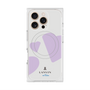 プレミアムスクエアケース with MagSafe［ LANVIN en Bleu Hearts Purple - ランバン ハート パープル ］
