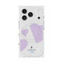 プレミアムスクエアケース with MagSafe［ LANVIN en Bleu Hearts Purple - ランバン ハート パープル ］