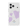 プレミアムスクエアケース with MagSafe［ LANVIN en Bleu Hearts Purple - ランバン ハート パープル ］