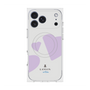 プレミアムスクエアケース with MagSafe［ LANVIN en Bleu Hearts Purple - ランバン ハート パープル ］