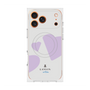 プレミアムスクエアケース with MagSafe［ LANVIN en Bleu Hearts Purple - ランバン ハート パープル ］