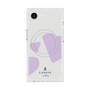 プレミアムスクエアケース with MagSafe［ LANVIN en Bleu Hearts Purple - ランバン ハート パープル ］
