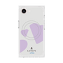 プレミアムスクエアケース with MagSafe［ LANVIN en Bleu Hearts Purple - ランバン ハート パープル ］