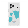 プレミアムスクエアケース with MagSafe［ LANVIN en Bleu Hearts Blue - ランバン ハート ブルー ］