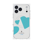 プレミアムスクエアケース with MagSafe［ LANVIN en Bleu Hearts Blue - ランバン ハート ブルー ］