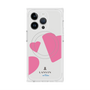 プレミアムスクエアケース with MagSafe［ LANVIN en Bleu Hearts Pink - ランバン ハート ピンク ］