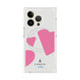 プレミアムスクエアケース with MagSafe［ LANVIN en Bleu Hearts Pink - ランバン ハート ピンク ］
