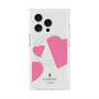 プレミアムスクエアケース with MagSafe［ LANVIN en Bleu Hearts Pink - ランバン ハート ピンク ］