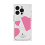 プレミアムスクエアケース with MagSafe［ LANVIN en Bleu Hearts Pink - ランバン ハート ピンク ］