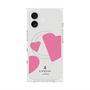 プレミアムスクエアケース with MagSafe［ LANVIN en Bleu Hearts Pink - ランバン ハート ピンク ］
