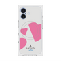 プレミアムスクエアケース with MagSafe［ LANVIN en Bleu Hearts Pink - ランバン ハート ピンク ］