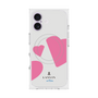 プレミアムスクエアケース with MagSafe［ LANVIN en Bleu Hearts Pink - ランバン ハート ピンク ］