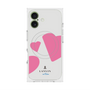 プレミアムスクエアケース with MagSafe［ LANVIN en Bleu Hearts Pink - ランバン ハート ピンク ］