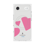 プレミアムスクエアケース with MagSafe［ LANVIN en Bleu Hearts Pink - ランバン ハート ピンク ］