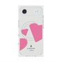 プレミアムスクエアケース with MagSafe［ LANVIN en Bleu Hearts Pink - ランバン ハート ピンク ］