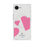 プレミアムスクエアケース with MagSafe［ LANVIN en Bleu Hearts Pink - ランバン ハート ピンク ］