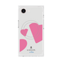 プレミアムスクエアケース with MagSafe［ LANVIN en Bleu Hearts Pink - ランバン ハート ピンク ］