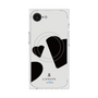 プレミアムスクエアケース with MagSafe［ LANVIN en Bleu Hearts Black - ランバン ハート ブラック ］