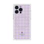 プレミアムスクエアケース with MagSafe［ Houndstooth Pattern Purple -with LANVIN en Bleu logo ランバン 千鳥格子柄 パープル ］