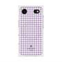 プレミアムスクエアケース with MagSafe［ Houndstooth Pattern Purple -with LANVIN en Bleu logo ランバン 千鳥格子柄 パープル ］