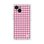 プレミアムスクエアケース with MagSafe［ Checkered Pink - ギンガムチェック ピンク ］