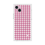 プレミアムスクエアケース with MagSafe［ Checkered Pink - ギンガムチェック ピンク ］