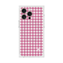 プレミアムスクエアケース with MagSafe［ Checkered Pink - ギンガムチェック ピンク ］