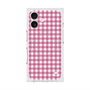 プレミアムスクエアケース with MagSafe［ Checkered Pink - ギンガムチェック ピンク ］