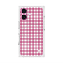 プレミアムスクエアケース with MagSafe［ Checkered Pink - ギンガムチェック ピンク ］