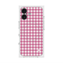プレミアムスクエアケース with MagSafe［ Checkered Pink - ギンガムチェック ピンク ］