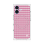プレミアムスクエアケース with MagSafe［ Checkered Pink - ギンガムチェック ピンク ］