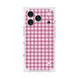 プレミアムスクエアケース with MagSafe［ Checkered Pink - ギンガムチェック ピンク ］
