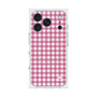 プレミアムスクエアケース with MagSafe［ Checkered Pink - ギンガムチェック ピンク ］