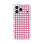 プレミアムスクエアケース with MagSafe［ Checkered Pink - ギンガムチェック ピンク ］
