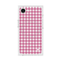 プレミアムスクエアケース with MagSafe［ Checkered Pink - ギンガムチェック ピンク ］