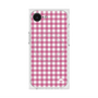 プレミアムスクエアケース with MagSafe［ Checkered Pink - ギンガムチェック ピンク ］