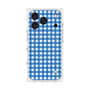 プレミアムスクエアケース with MagSafe［ Checkered Blue - ギンガムチェック ブルー ］