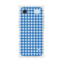 プレミアムスクエアケース with MagSafe［ Checkered Blue - ギンガムチェック ブルー ］