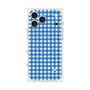 プレミアムスクエアケース with MagSafe［ Checkered Blue - ギンガムチェック ブルー ］