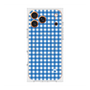 プレミアムスクエアケース with MagSafe［ Checkered Blue - ギンガムチェック ブルー ］
