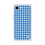 プレミアムスクエアケース with MagSafe［ Checkered Blue - ギンガムチェック ブルー ］