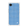 プレミアムスクエアケース with MagSafe［ Checkered Blue - ギンガムチェック ブルー ］