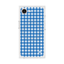 プレミアムスクエアケース with MagSafe［ Checkered Blue - ギンガムチェック ブルー ］
